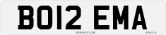 License plate of the United Kingdom, 2001 year system