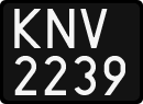 License plates of Poland, 1976 year system