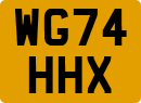 License plate of the United Kingdom, 2001 year system