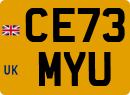 License plate of the United Kingdom, 2001 year system