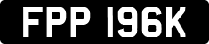 License plate of the United Kingdom, 1963 year system