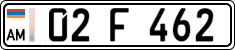 License plate of Armenia, Privately owned trailers