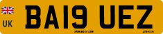 License plate of the United Kingdom, 2001 year system