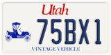 Utah, Specialty plates (12AB3)