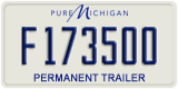 Michigan, Permanent Trailer (A123456)