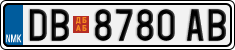 License plate of North Macedonia, Regular plates (2012)