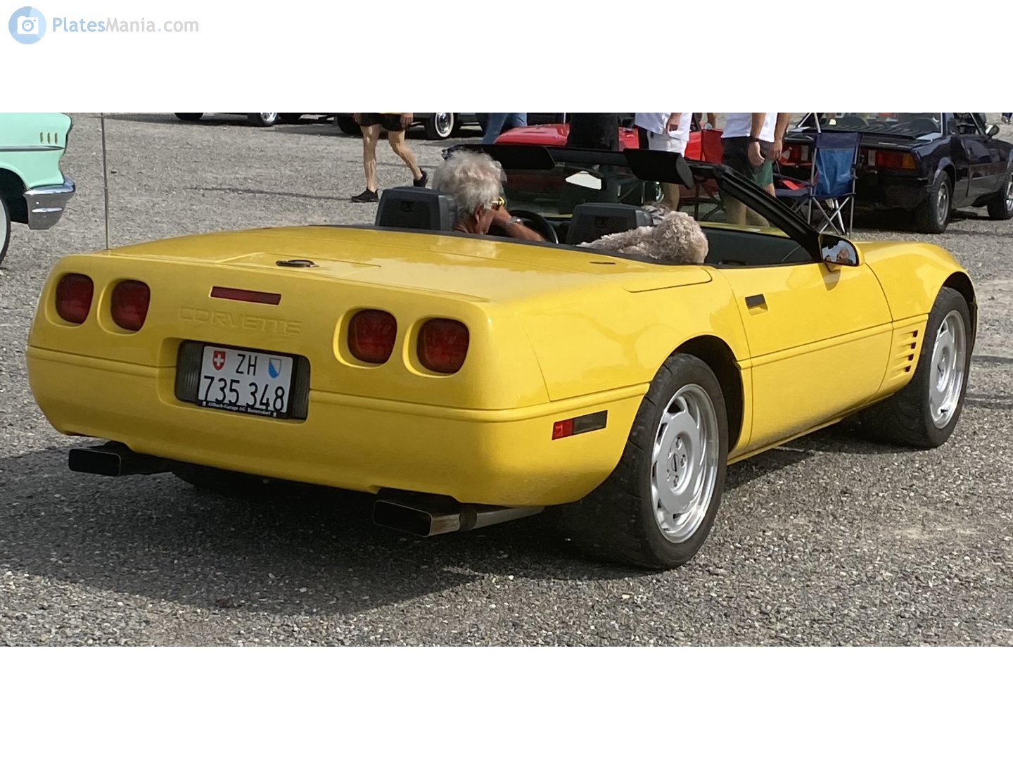 ZH 735348, Chevrolet Corvette 4th gen Convertible (C4; 67), facelift, 1990–1996