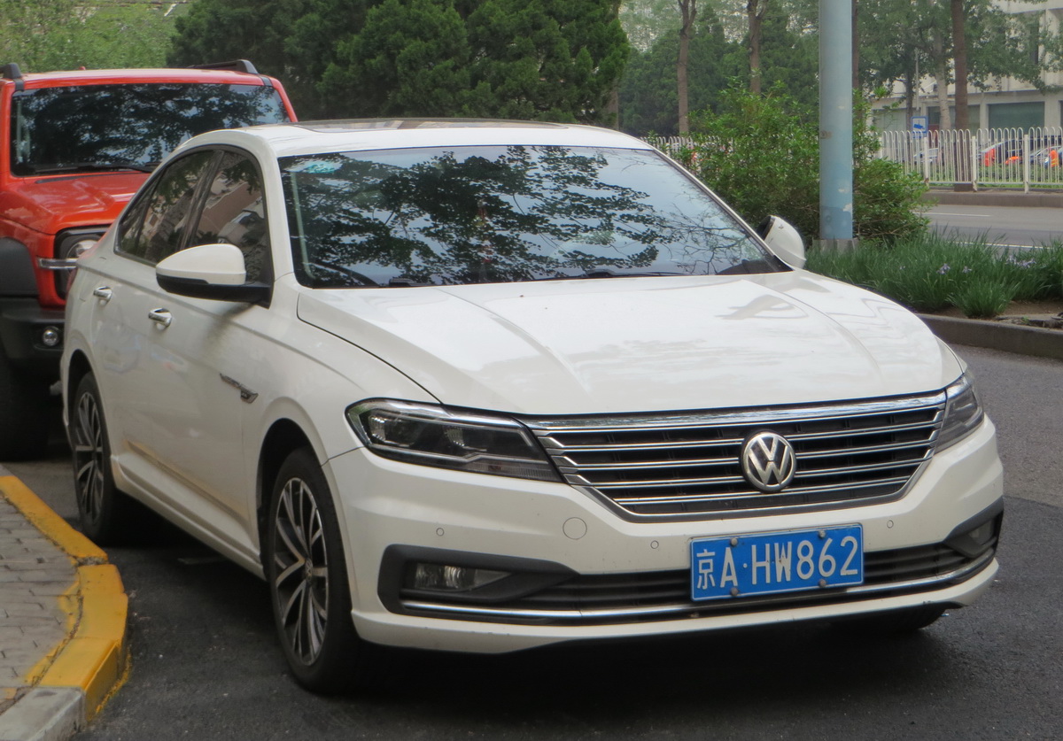 京A·HW862, Volkswagen Lavida 3rd gen (Plus) Sedan (186), 2018–
