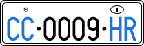 License plate of Italy, Diplomatic