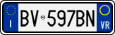 License plate of Italy, Cars (1994 year series)