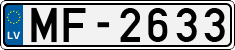 License plate of Latvia, Regular car plates