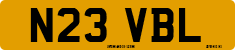 License plate of the United Kingdom, 1983 year system