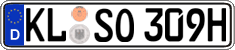 German license plate, Plates for oldtimers (type 
