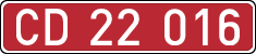 License plates of Spain, Diplomatic