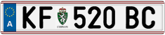 License plate of Austria, Regular plates