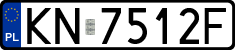 License plates of Poland, Regular car plates