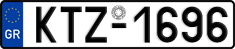 License plate of Greece, Cars