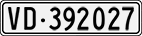 License plate of Switzerland, Cars