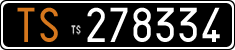 License plate of Italy, Cars (1927 year series)