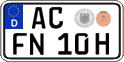 German license plate, Plates for oldtimers (type 