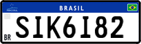 License plate of Brazil, Private owners (Mercosul)
