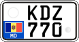 License plate of Moldova, Cars (2015)