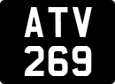 License plate of the United Kingdom, 1932 year system