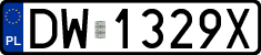 License plates of Poland, Regular car plates