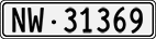 License plate of Switzerland, Cars