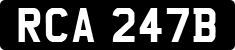 License plate of the United Kingdom, 1963 year system
