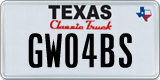 Texas, Specialty plates (GA12BC)