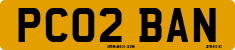 License plate of the United Kingdom, 2001 year system