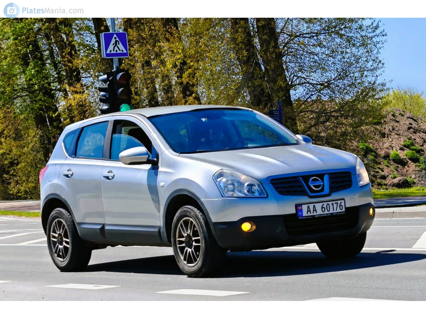 AA 60176, Nissan Qashqai 1st gen (Xiaoke) (J10), 2007–2009 (–2014 for CN-market)