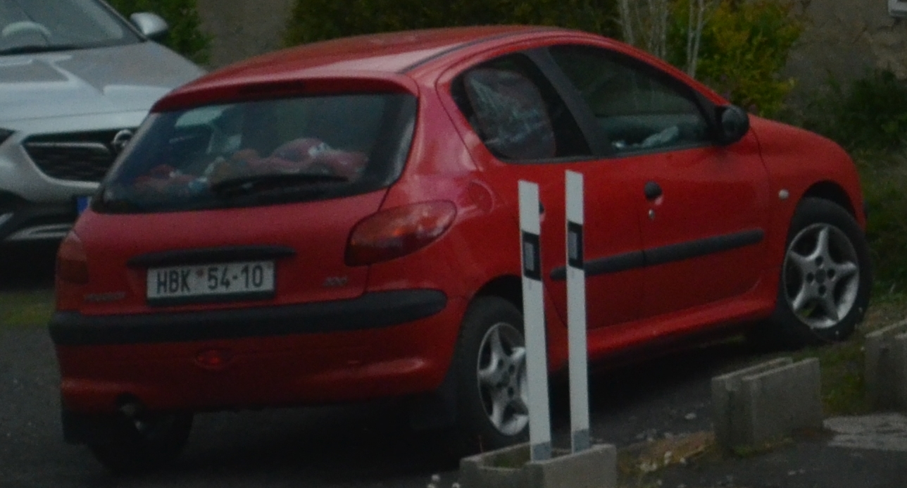 HBK 54-10, Peugeot 206 1st gen 5-door Hatch (T11), 1998–2009 (–2012 for IR-market)