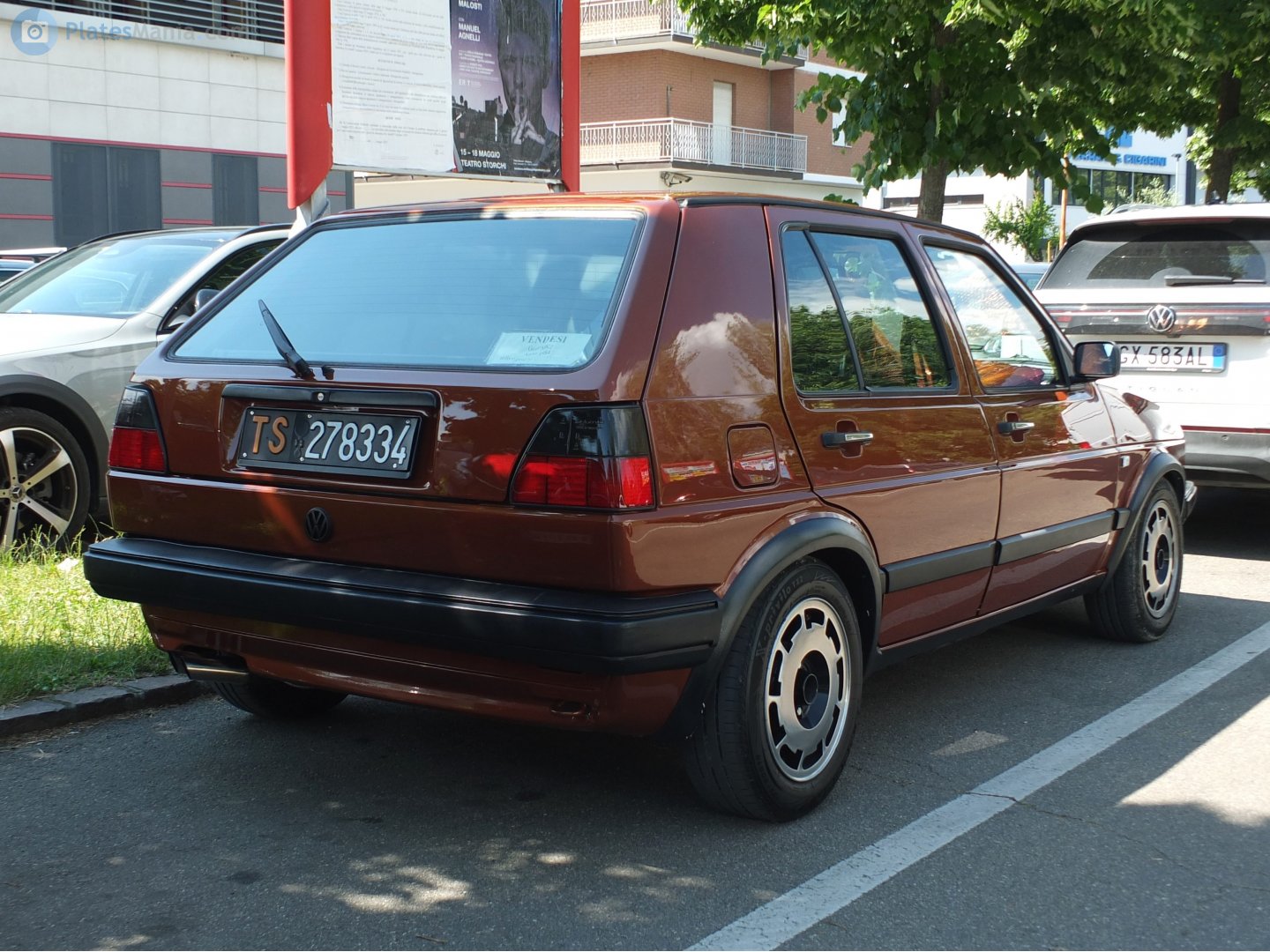 TS 278334, Volkswagen Golf 2nd gen 5-door Hatch (19/1G), 1983–1992