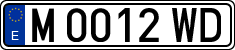 License plates of Spain, 1971 year series