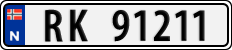 License plate of Norway, Cars