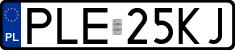 License plates of Poland, Regular car plates