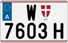 License plate of Austria, Regular plates