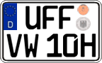 German license plate, Plates for oldtimers (type 