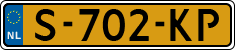 License plate of the Netherlands, Cars