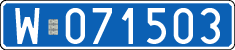License plates of Poland, Diplomatic
