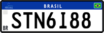 License plate of Brazil, Private owners (Mercosul)