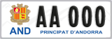 License plate of Andorra, Vanity Plates