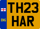 License plate of the United Kingdom, 2001 year system