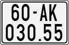 License plate of Vietnam, Motorcycles