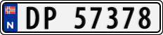 License plate of Norway, Cars