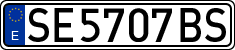 License plates of Spain, 1971 year series