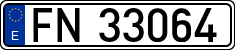 License plates of Spain, Official and military plates