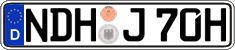 German license plate, Plates for oldtimers (type 